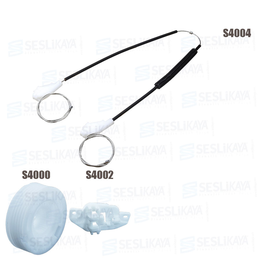 SET CAVO REGOLATORE FINESTRA ANTERIORE SINISTRO