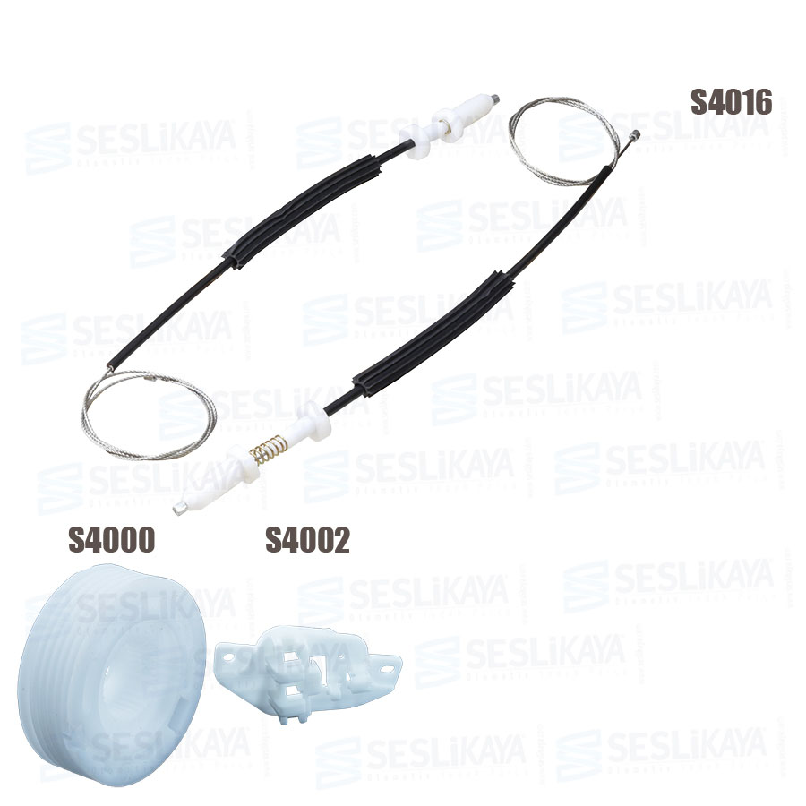 YENİ MODEL CAM KRİKO TELİ ARKA SOL SET
