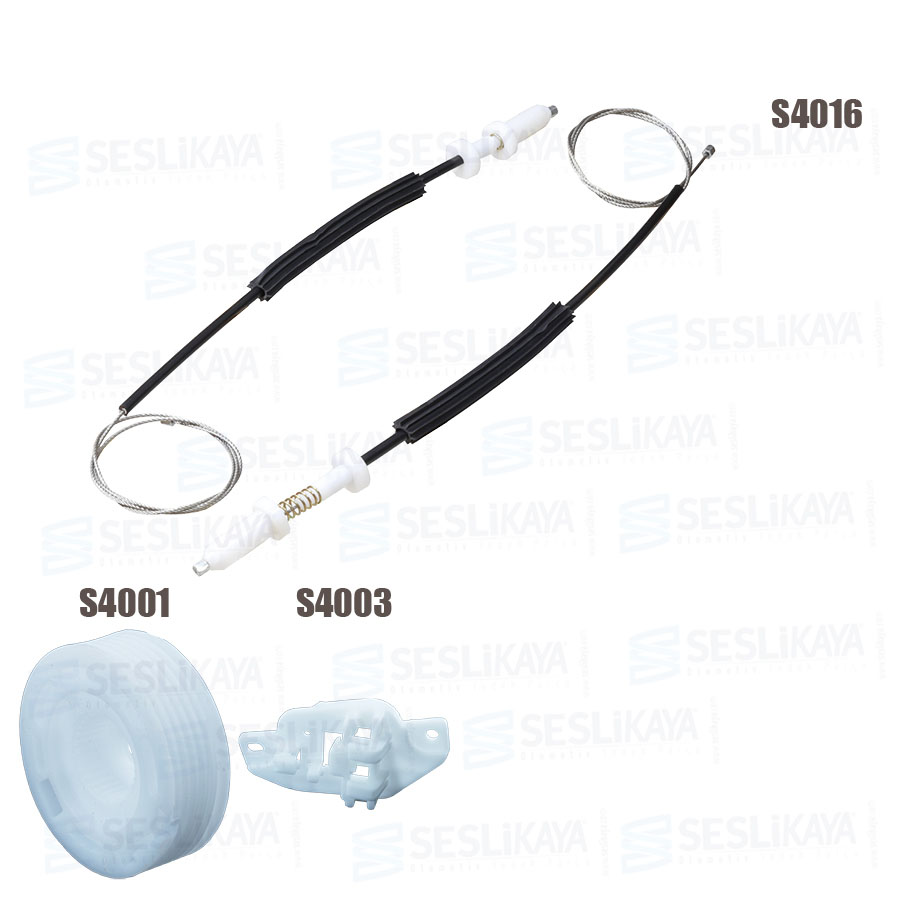  YENİ MODEL CAM KRİKO TELİ ARKA SAĞ SET
