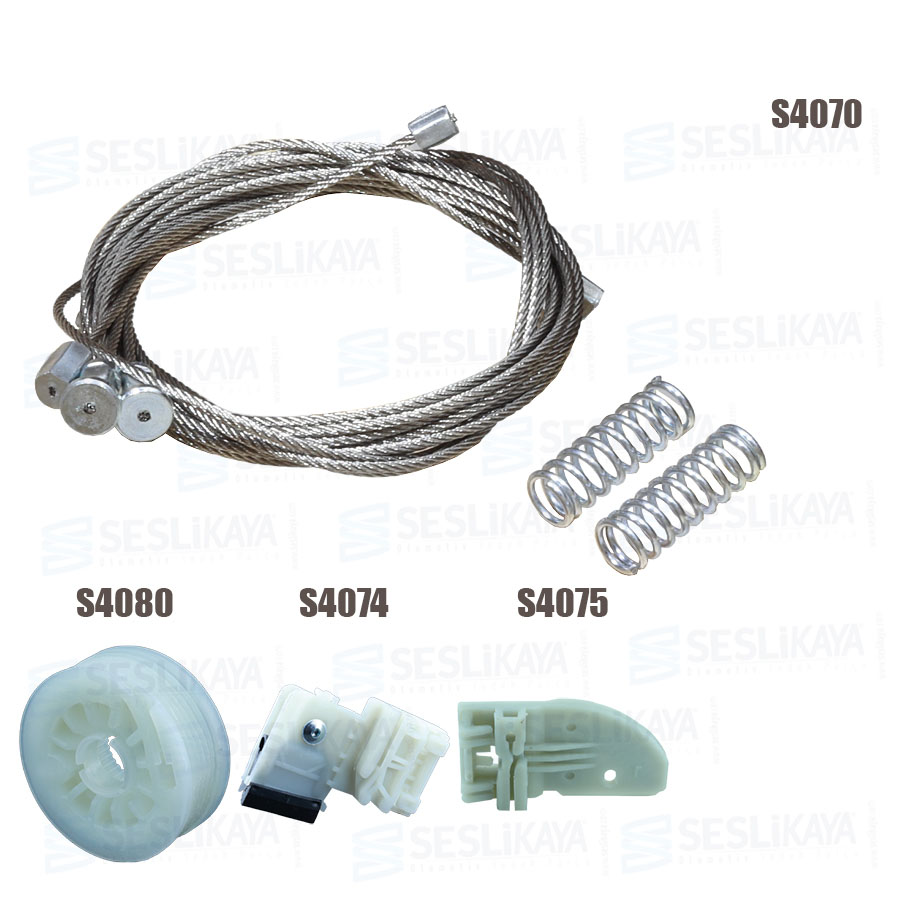 FENSTERHEBERKABEL VORNE LINKS, KIT