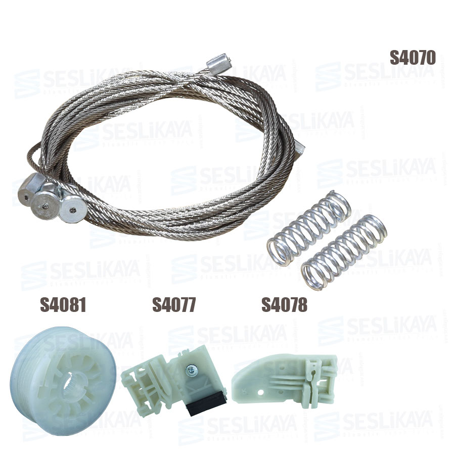KIT FÜR FENSTERHEBERKABEL VORNE RECHTS
