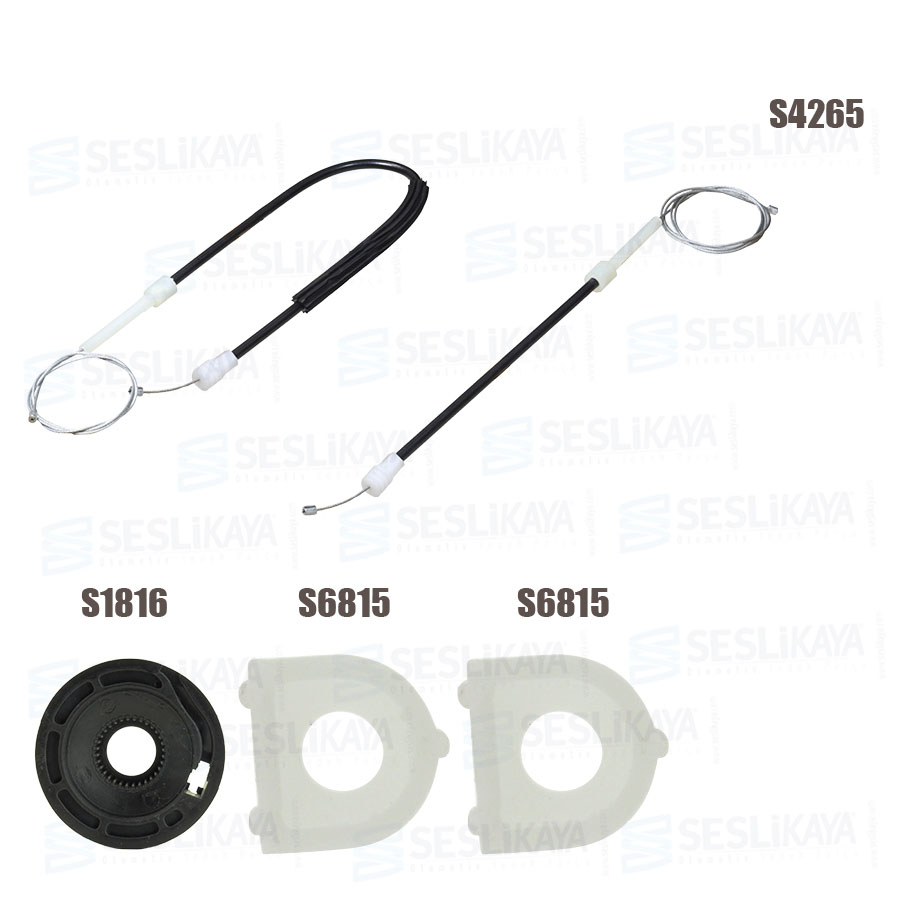 CABLE REGULADOR DE VENTANA IZQUIERDA/DERECHA CONJUNTO