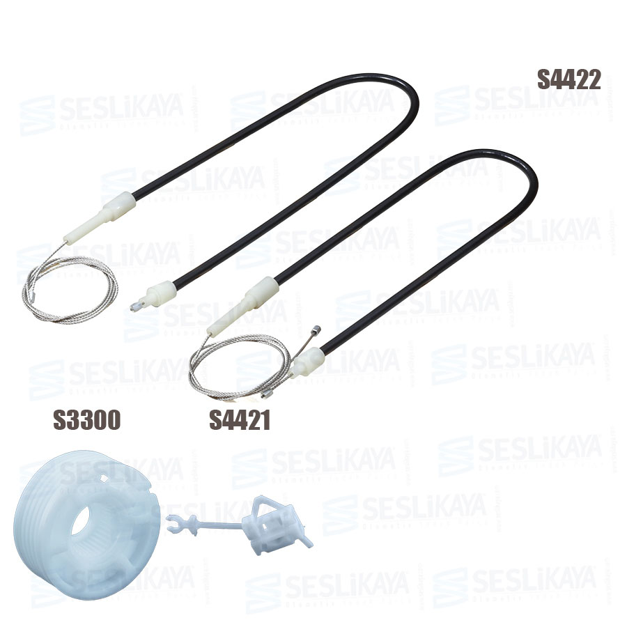CABLE REGULADOR DE ELEVALUNAS DERECHO CONJUNTO